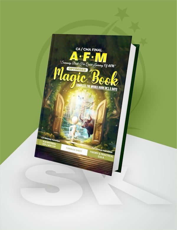CA Final Advanced Financial Management (AFM) Magic Book By CA Sankalp Kanstiya Applicable For Nov 26 Exams — image 2
