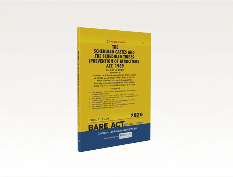 The Scheduled Castes and Scheduled Tribes (Prevention of Atrocities) Act, 1989