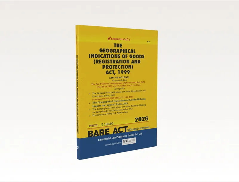 The Geographical Indications of Goods (R&P) Act, 1999