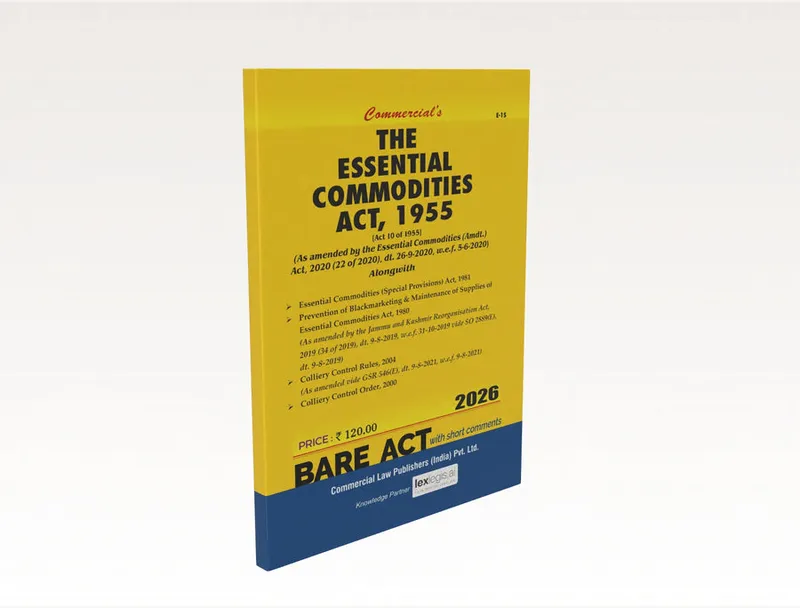 The Essential Commodities Act, 1955