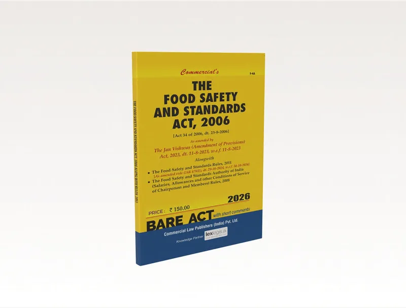 The Food Safety and Standards Act, 2006 (Act 34 of 2006)