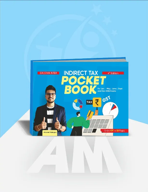 CA/CMA/CS - Inter/Exec GST Pocket Book for Sep 26 & Onwards By CA Amit Mahajan