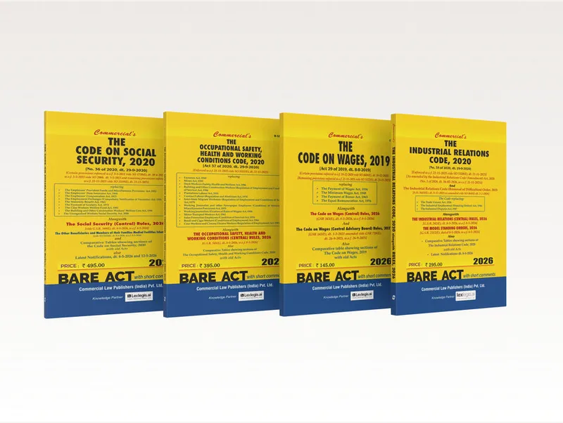 Combo Pack New Labour & Industrial Code Along with Rules, 2026