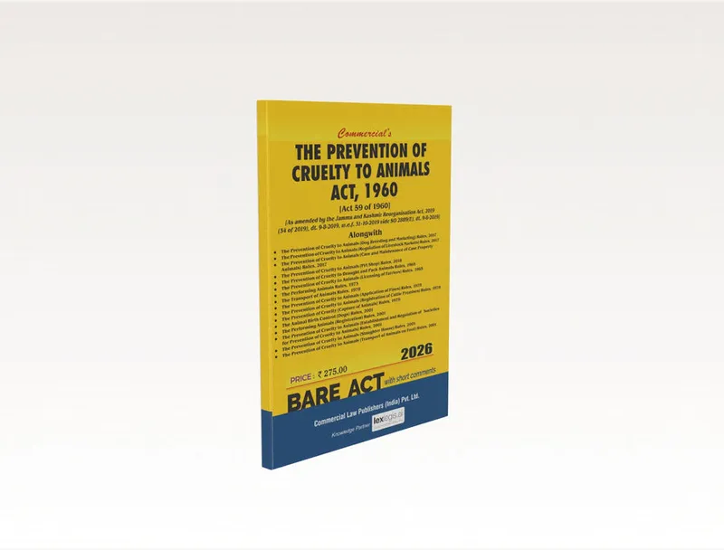 The Prevention of Cruelty to Animals Act, 1960
