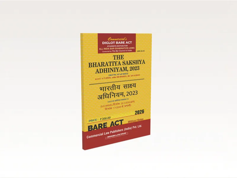 The Bharatiya Sakshya Adhiniyam, 2023 (AIBE) Diglot