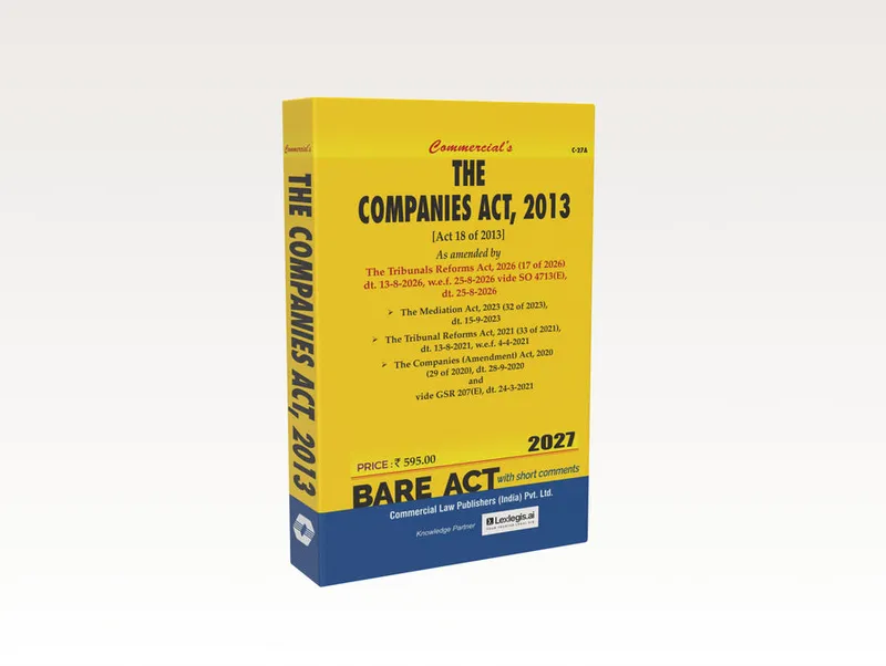 The Companies Act, 2013 (2027 Edition)