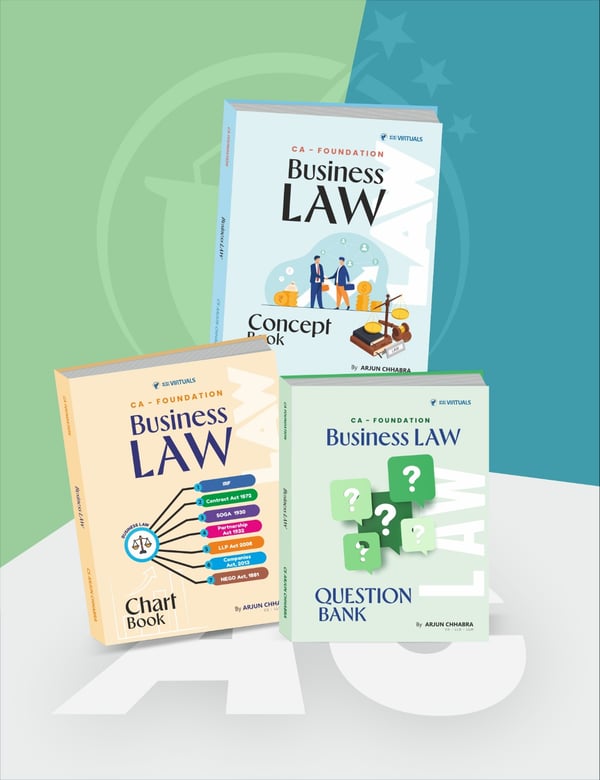 CA Foundation Business Law Book Set By CS Arjun Chhabra — image 2