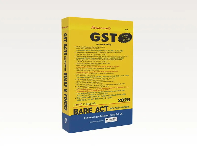 GST Acts and Rules, 2017 with Forms
