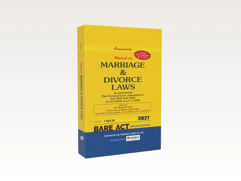 Manual on Marriage & Divorce Laws