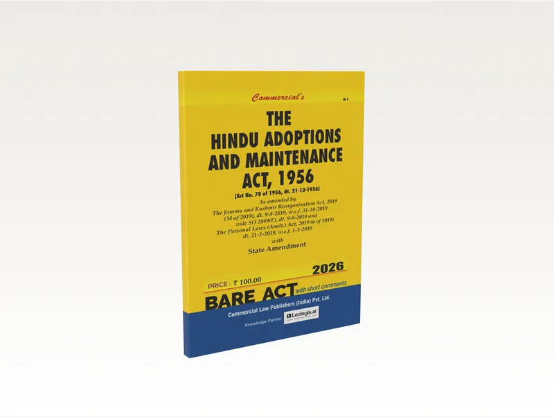 The Hindu Adoption & Maintenance Act 1956