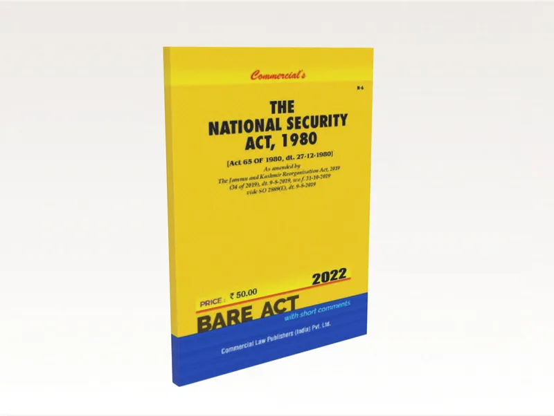 The National Security Act, 1980