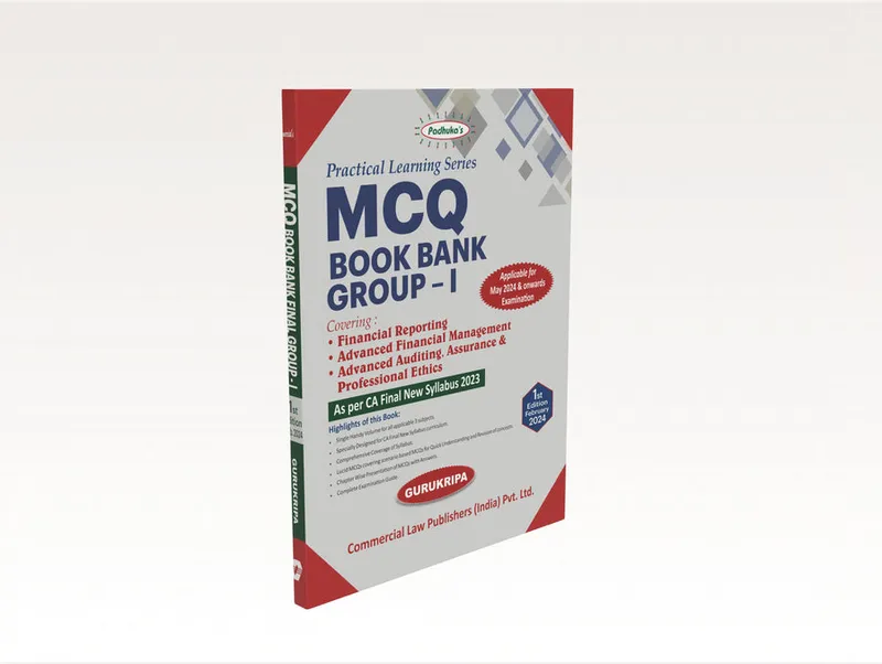 Practical Learning Series MCQ Book Bank Group-I As per CA Final New Syllabus 2023