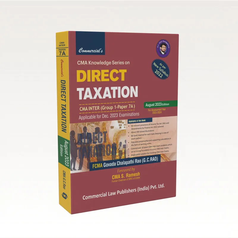 CMA Knowledge Series on Direct Taxation CMA Inter (Group I Paper 7A)
