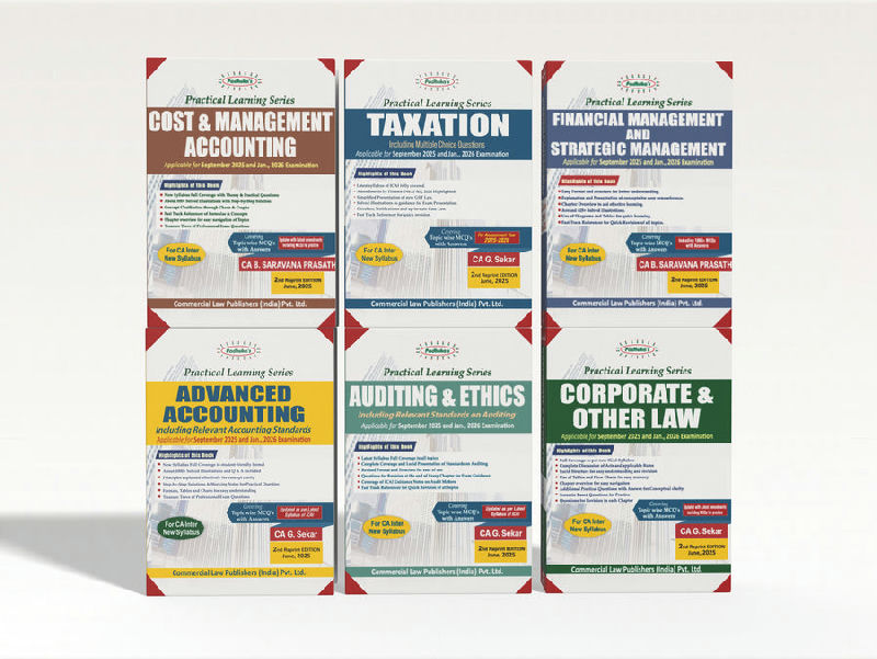Padhuka’s Practical Learning Series — CA Inter New Syllabus 2023