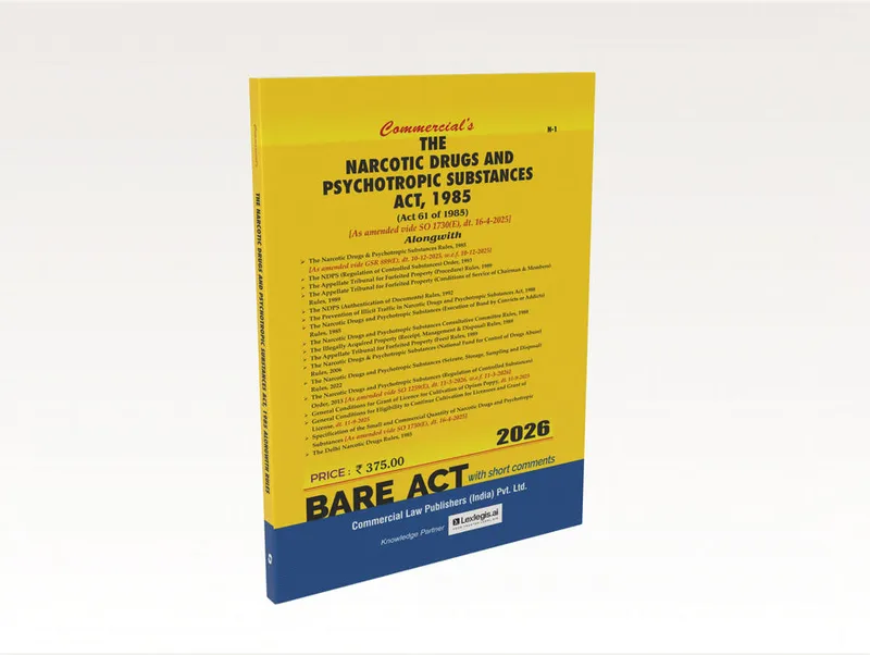 The Narcotic Drugs & Psychotropic Substances Act, 1985
