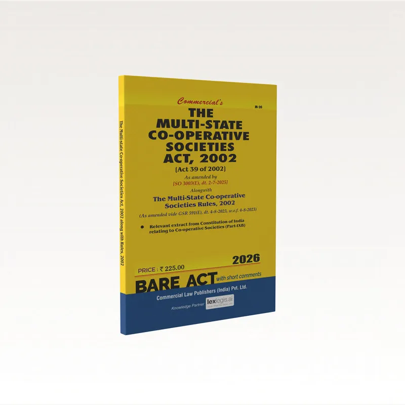 The Multi State Co-operative Societies Act, 2002