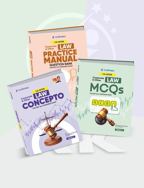 CA Inter Corporate & Other Laws Question Bank & Concept Book With MCQ Applicable For Sept 26 & Onwards — image 2