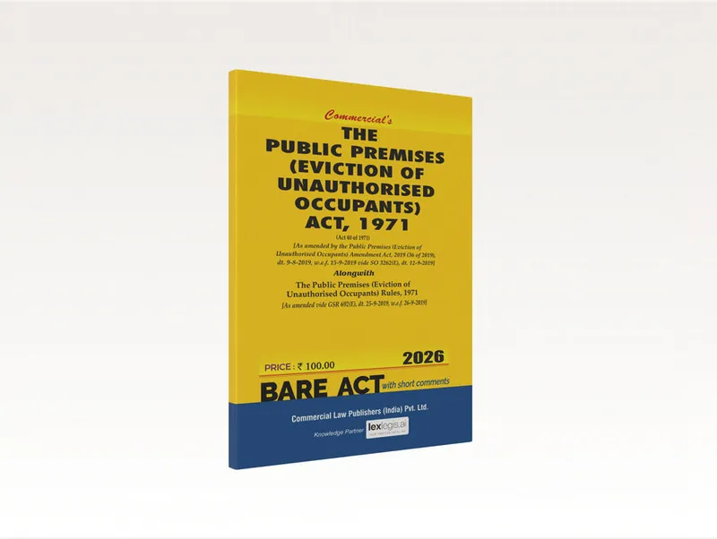 The Public Premises (Eviction of Unauthorised Occupants) Act, 1971