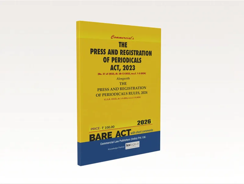 The Press and Registration of Periodicals Act, 2023