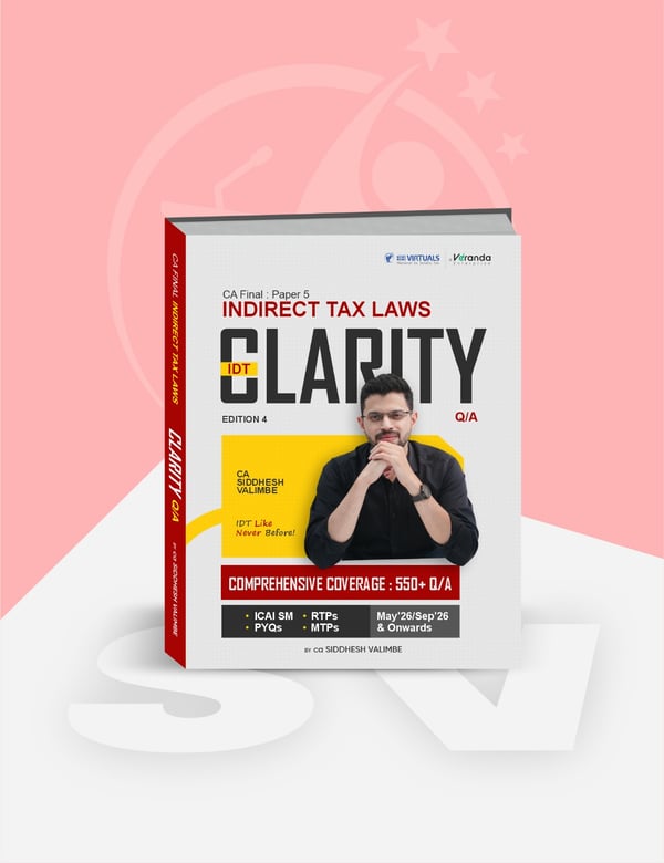 CA Final IDT Clarity Q/A (Question Bank) Books for Nov 26 by CA Siddhesh Valimbe — image 2