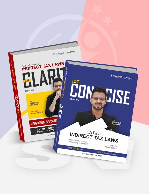 CA Final IDT Books for Nov 26 by CA Siddhesh Valimbe — image 2