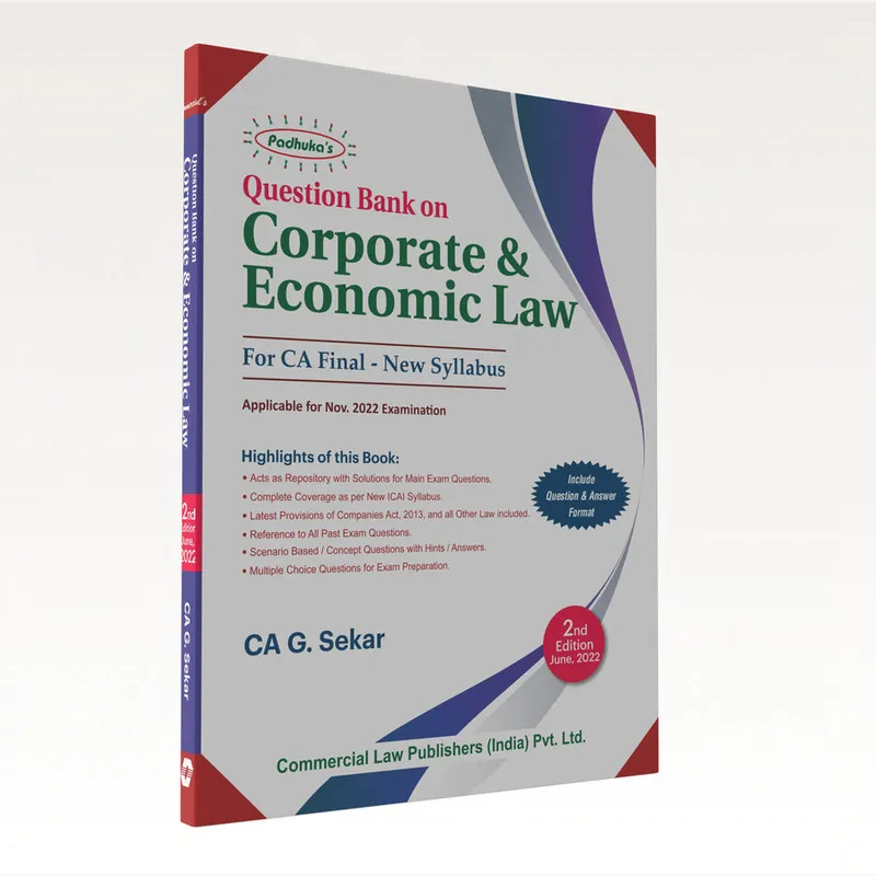 Question Bank on Corporate & Economic Law (CA Final)