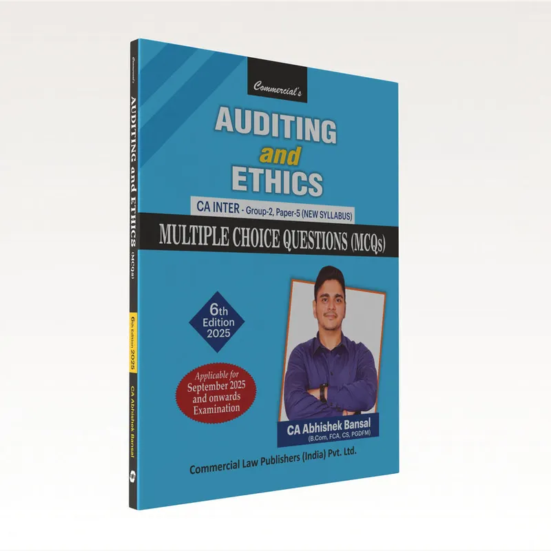 Auditing and Ethics — MCQs Book (CA Inter)