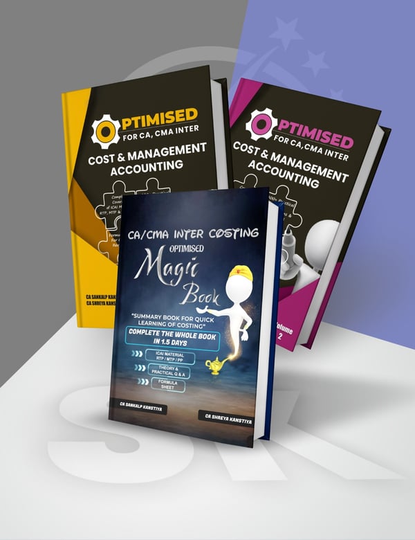 CA Inter Cost & Management Accounting (COMBO) Optimised Book & Magic book By CA Sankalp Kanstiya Applicable For Sept 26 — image 2