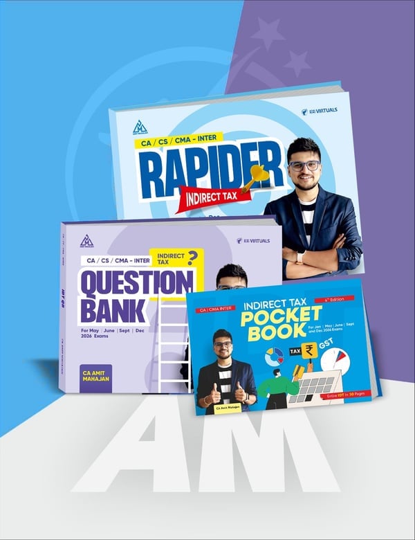 CA/CMA/CS - Inter/Exec IDT Exam Kit for Sep 26 & Onwards By CA Amit Mahajan — image 3