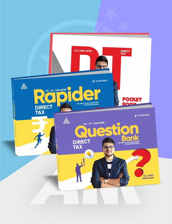 CA/CMA/CS - Inter/Exec DT Exam Kit For Sep 26 By CA Amit Mahajan — image 2