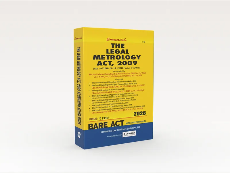 The Legal Metrology Act, 2009