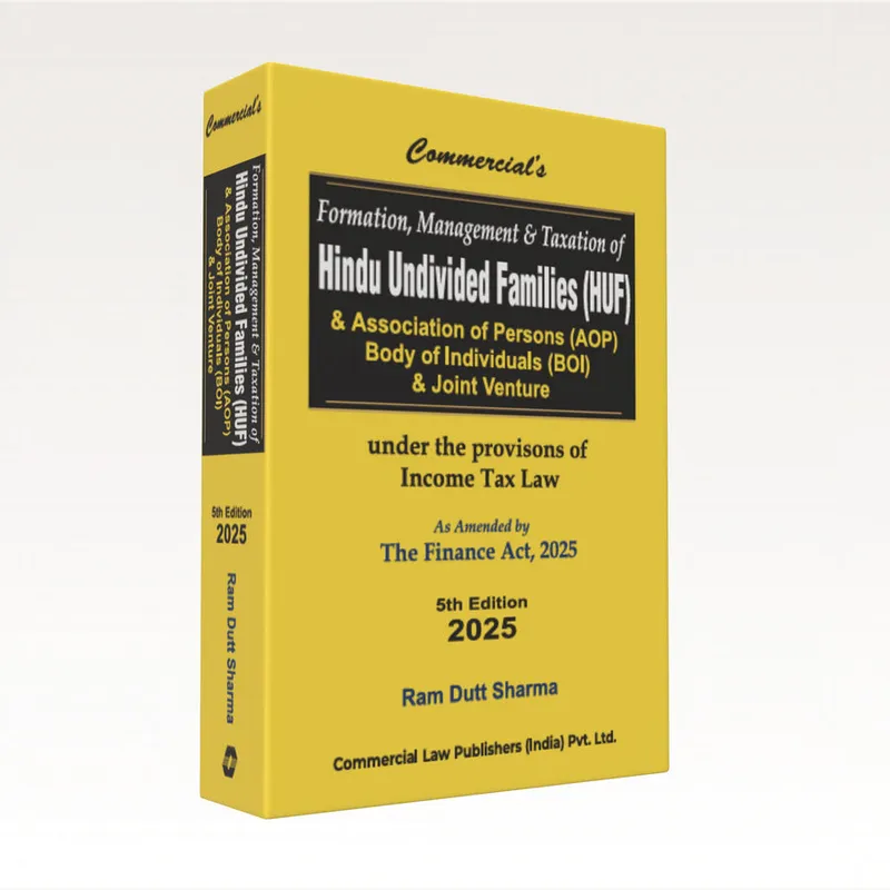 Formation Management & Taxation of HINDU UNDIVIDED FAMILIES (HUF)