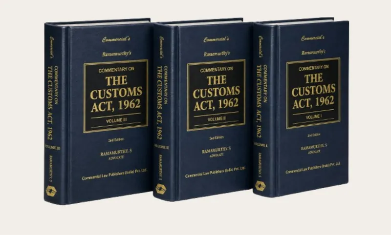 Commentary on The Customs Act, 1962 (Set of 3 Vols)