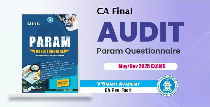 CA Final Audit | Param Question Bank Book | CA Ravi Taori