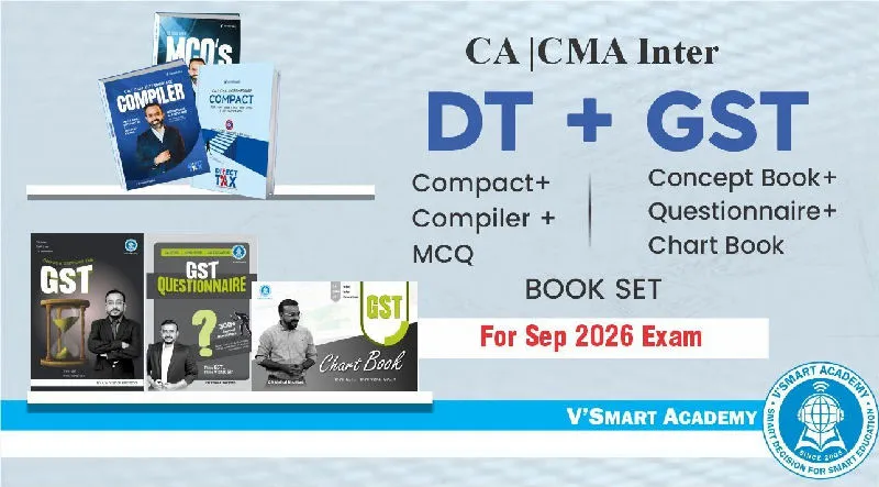 CA Inter GST+ DT Full Book By CA Vishal Bhattad & CA Bhanwar Borana