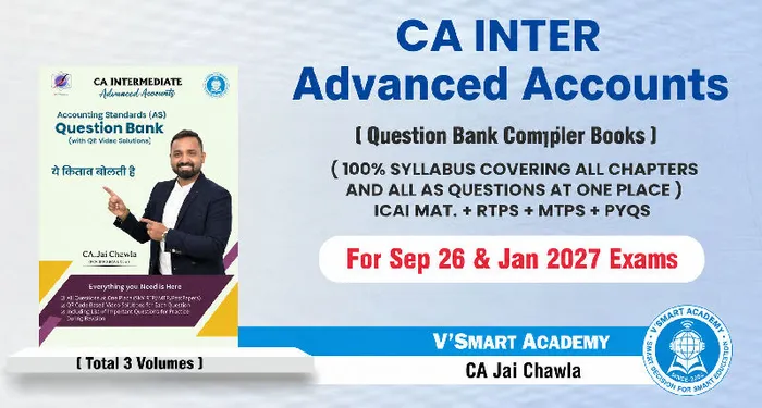 CA Inter Adv Acc | Question Bank Book Set | By CA Jai Chawla