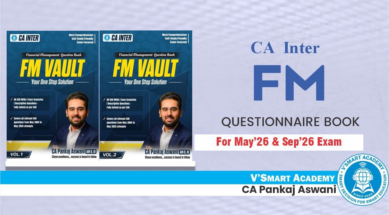 CA Inter FM Question Bank | By CA.Pankaj Aswani