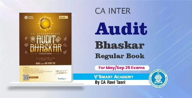Bhaskar Concept Book | CA Inter Audit | CA Ravi Taori