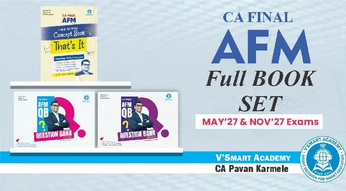 CA Final AFM | Concept & Question Bank | CA Pavan Karmele
