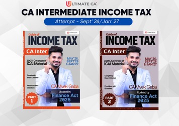CA Inter New Syllabus DIRECT TAX Books by CA Vivek Gaba