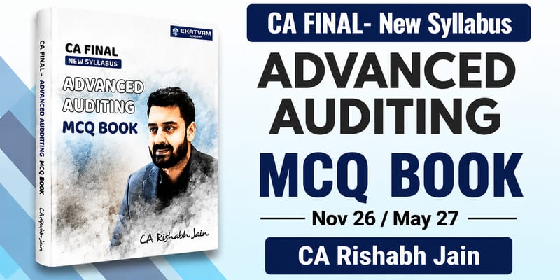 CA Final Audit MCQ Book Only By CA Rishabhh Jainn