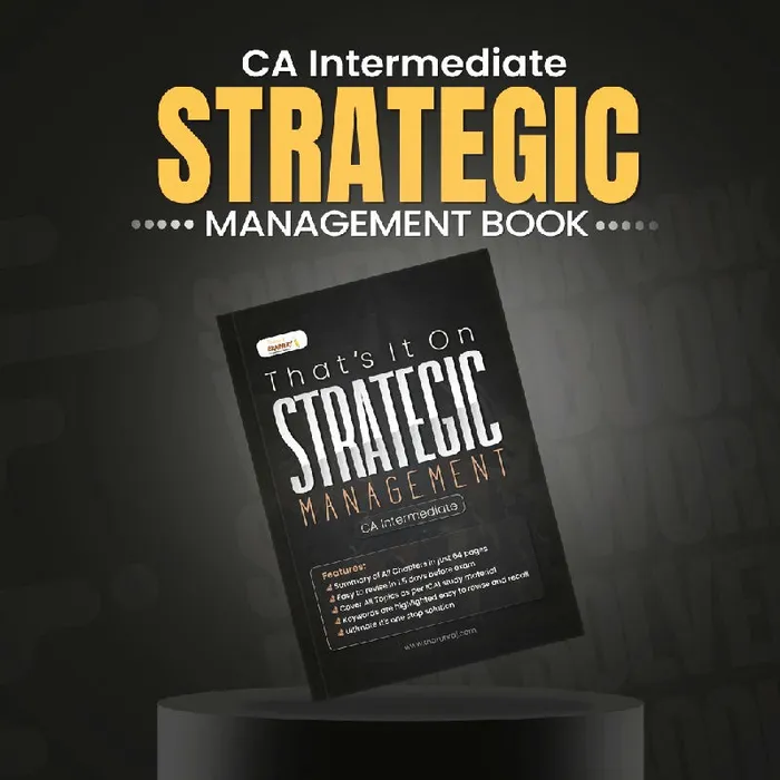 Thats It on Strategic Management - CA Inter