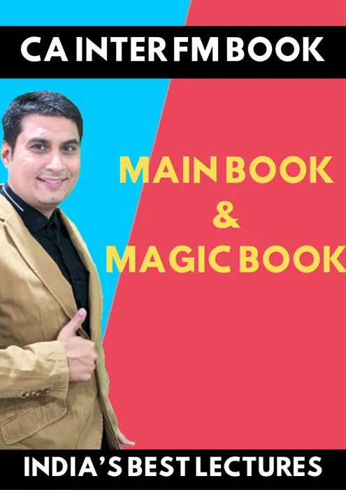 CA Inter FM Books along with FM SM Magic Book