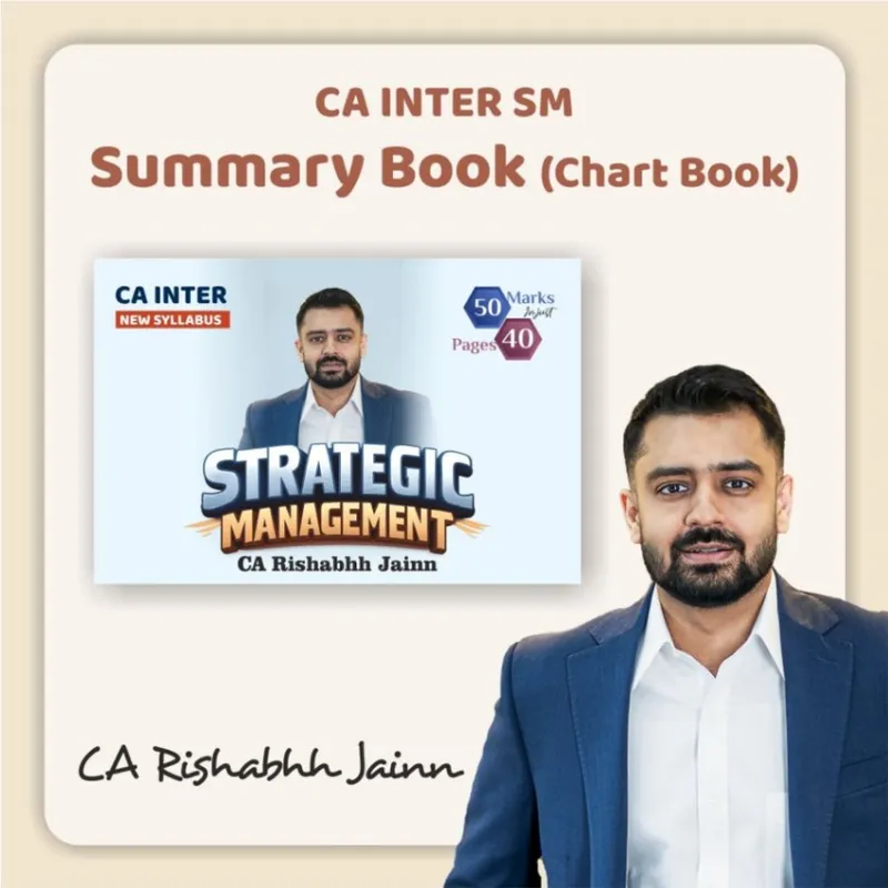 CA Inter SM Summary Book (Chart Book)