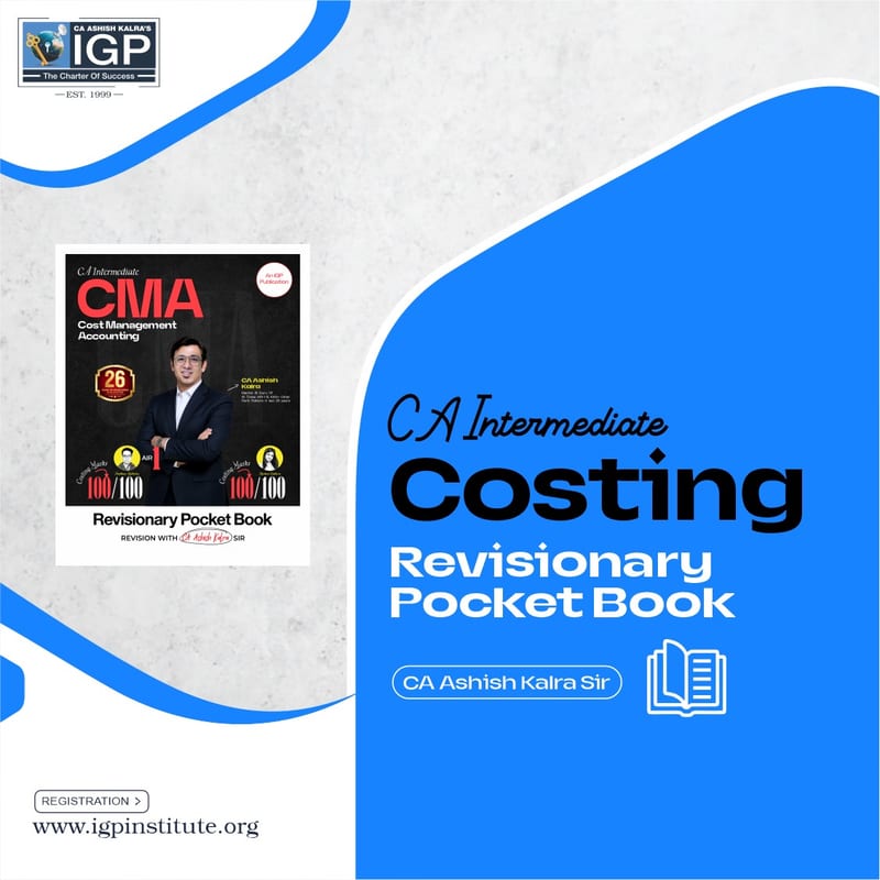CA Inter - CMA (Costing) Pocket Revisionary Book New Syllabus
