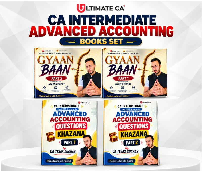4 Books Combo | Gyaan Baan Module 1| Gyaan Baan Module 2|Question Khazana Part 2| Question Khazana Part 2| CA Intermediate| Advanced Accounting | CA Tejas Suchak