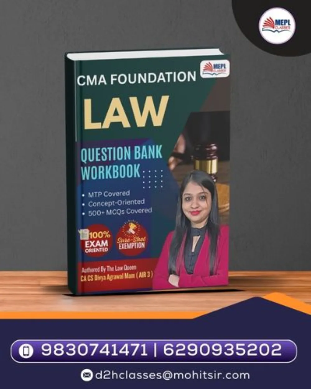 CMA Foundation - Business Laws - Workbook By CA CS Divya Agarwal (AIR 3)