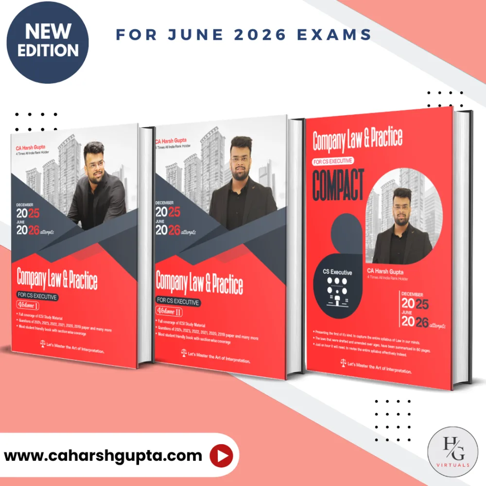 CS Executive- Vol 1 & 2+Compact(Set of 3 Books)
