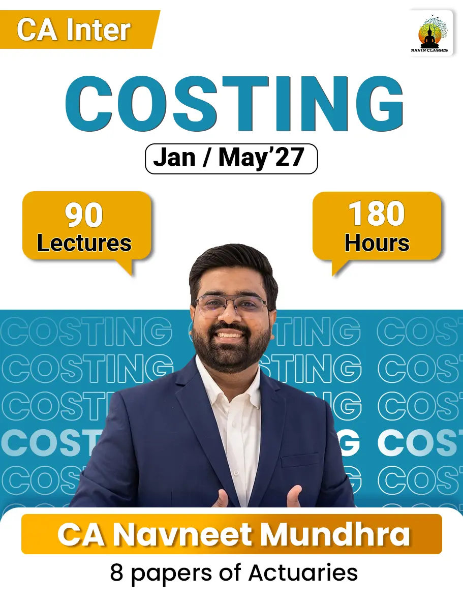 CA Inter Costing - Jan | May'27 Batch