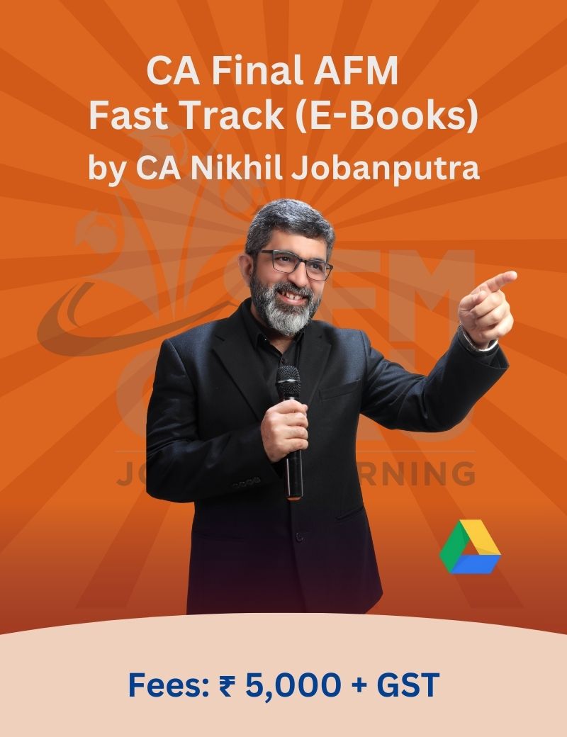 CA Final Advanced Financial Management by CA Nikhil Jobanputra